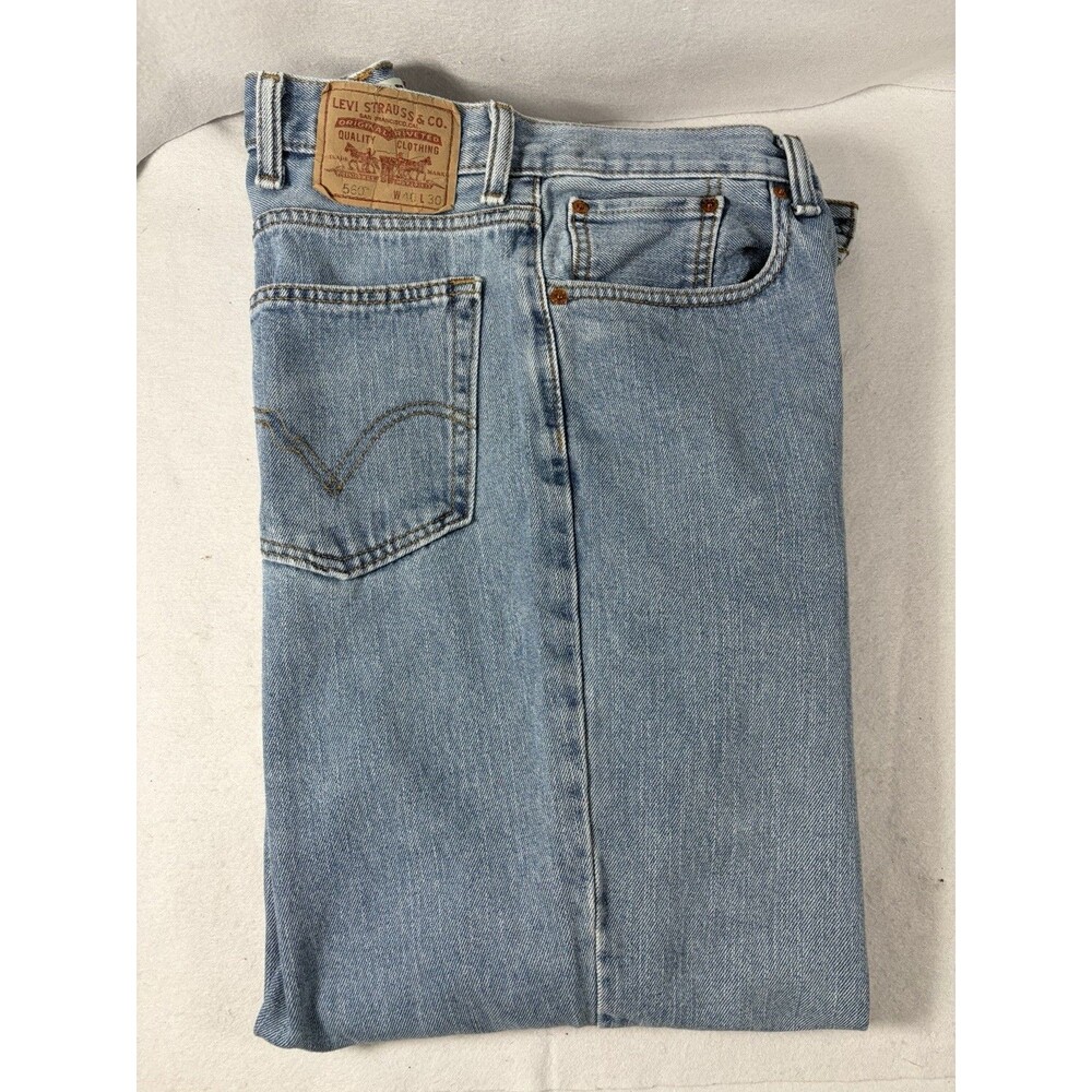 Levi's 560 Men's Jeans Distressed 40 X 30 Comfort Fit Relaxed Tapered Leg